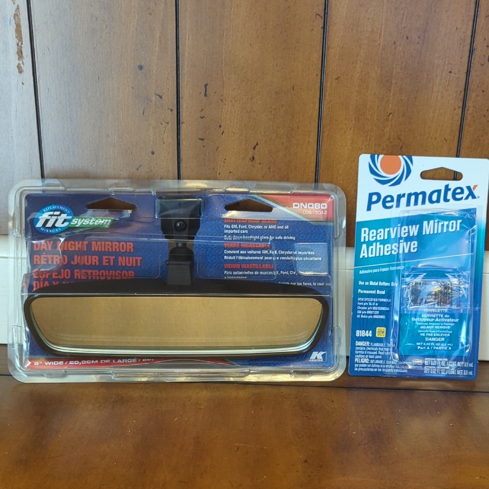 Fit System Rearview Mirror with Adhesive